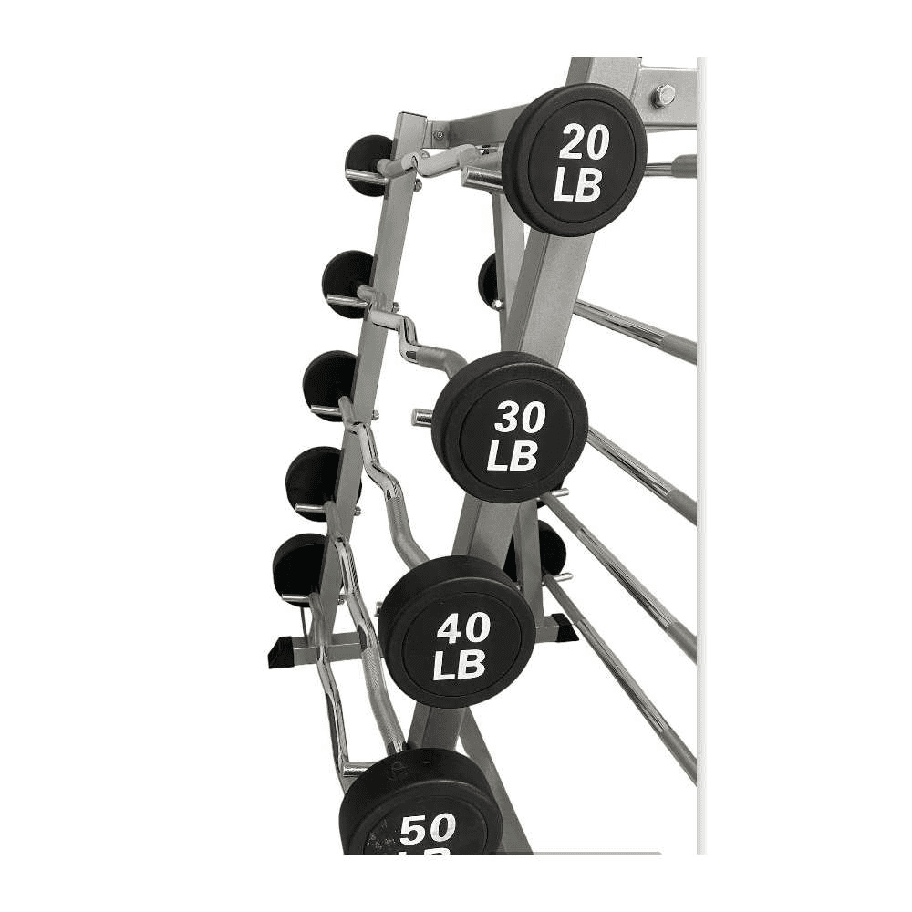 Set de 5 Barras Curvas de Peso Fijo (20 - 60 Lbs)