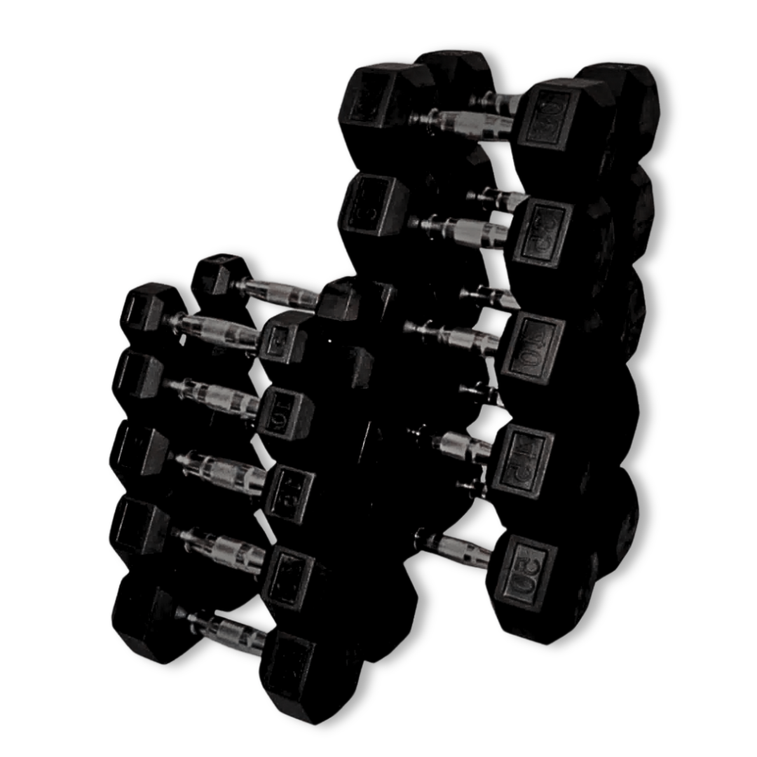 Set de Mancuernas Hexagonales