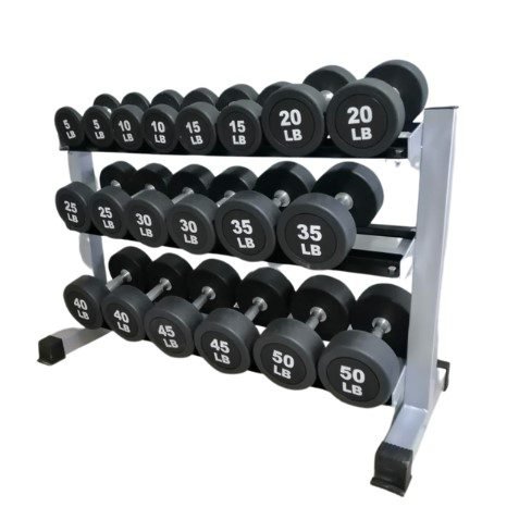 Set de 10 Pares de Mancuernas Redondas| 5 a 50 libras